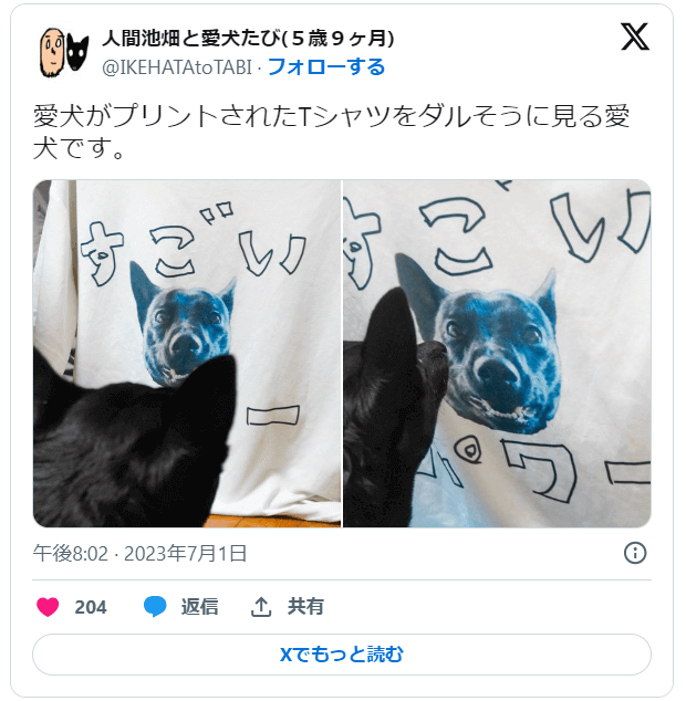 愛犬Tシャツ4